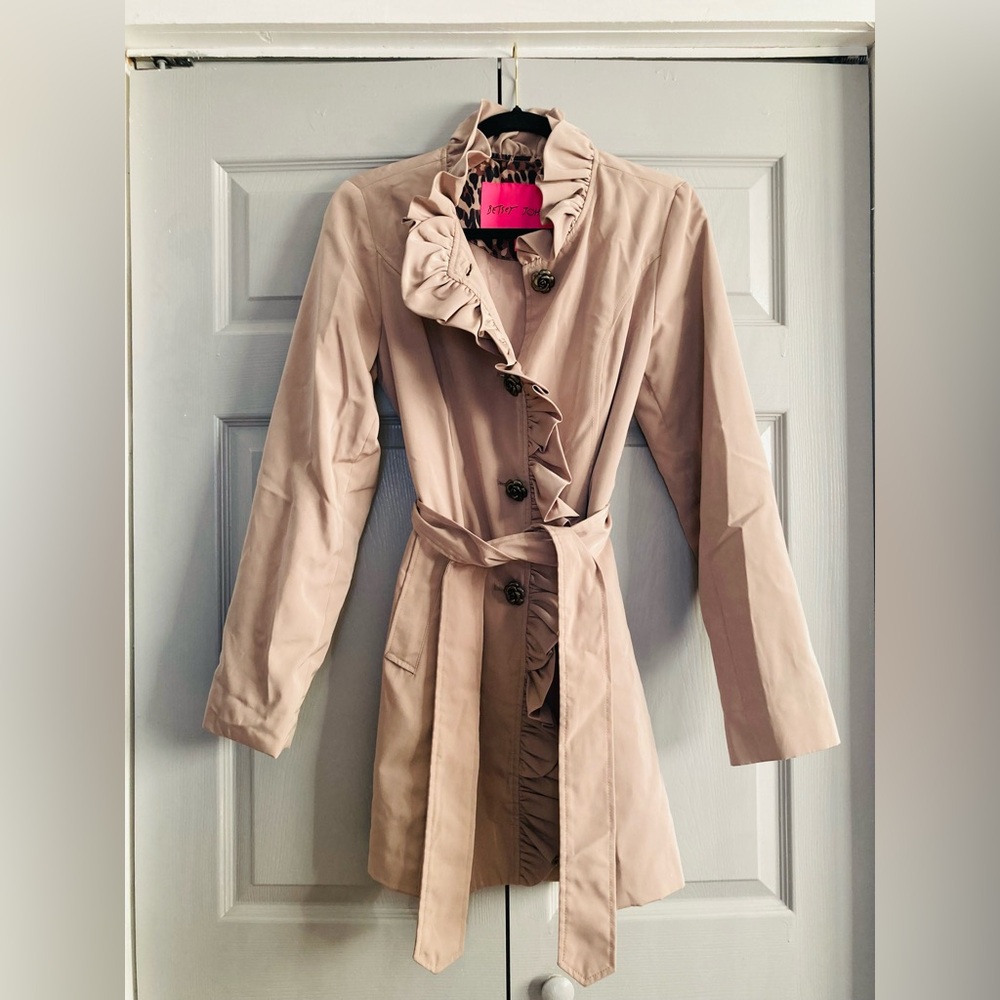 Betsey Johnson trench coat